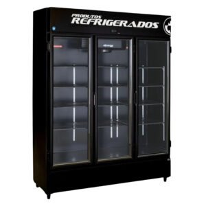 Expositor Vertical Auto Serviço Fortsul 3 Portas EAS-003 SE All Black 220v