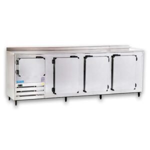 Balcão Refrigerado Inox para Restaurante e Pizzaria 2,93m BSP-300 PP 220v