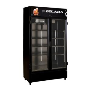 Cervejeira Vertical Expositor 2 Portas 500 Litros All Black EAS-002 SE C 220v