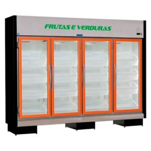 Expositor Vertical Hortifruti Fortsul 4 Portas EAS 204 RT HORT 220v