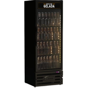Cervejeira Vertical 400L Porta de Vidro CRV-400 PV All Black 220v
