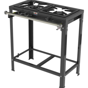 Fogão Industrial Progás 2 Bocas (1 Simples e 1 Dupla) - PMSD-21 F Preto