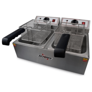 Fritadeira Elétrica Skymsen 2 Cubas 5L Cada - FED-20-N Inox 220v