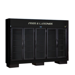 Expositor Vertical Auto Serviço Fortsul 5 Portas EAS-105 RT All Black 220v