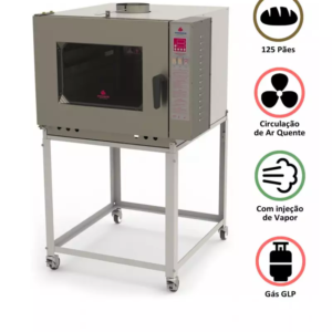 Forno Turbo a Gás Progás 5 Esteiras New Light PRP-5000 Monofásico 220v
