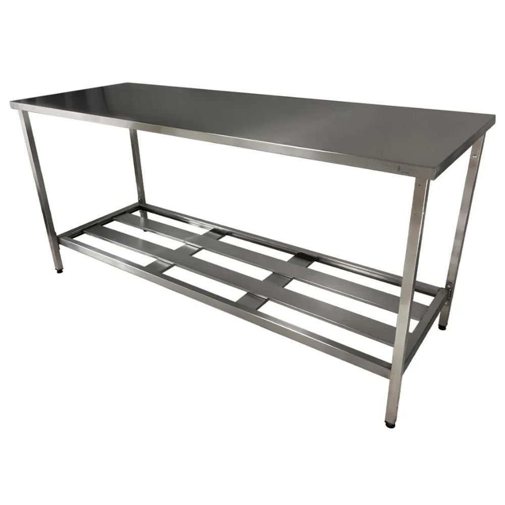 Mesa Aço-inox 1.50 x 0.70mts - Promaq