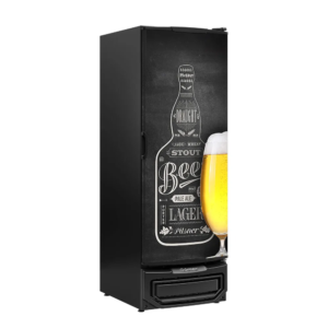 Cervejeira Vertical 578L Porta Cega Adesivada GCB-57 BIN PR Bivolt Inverter